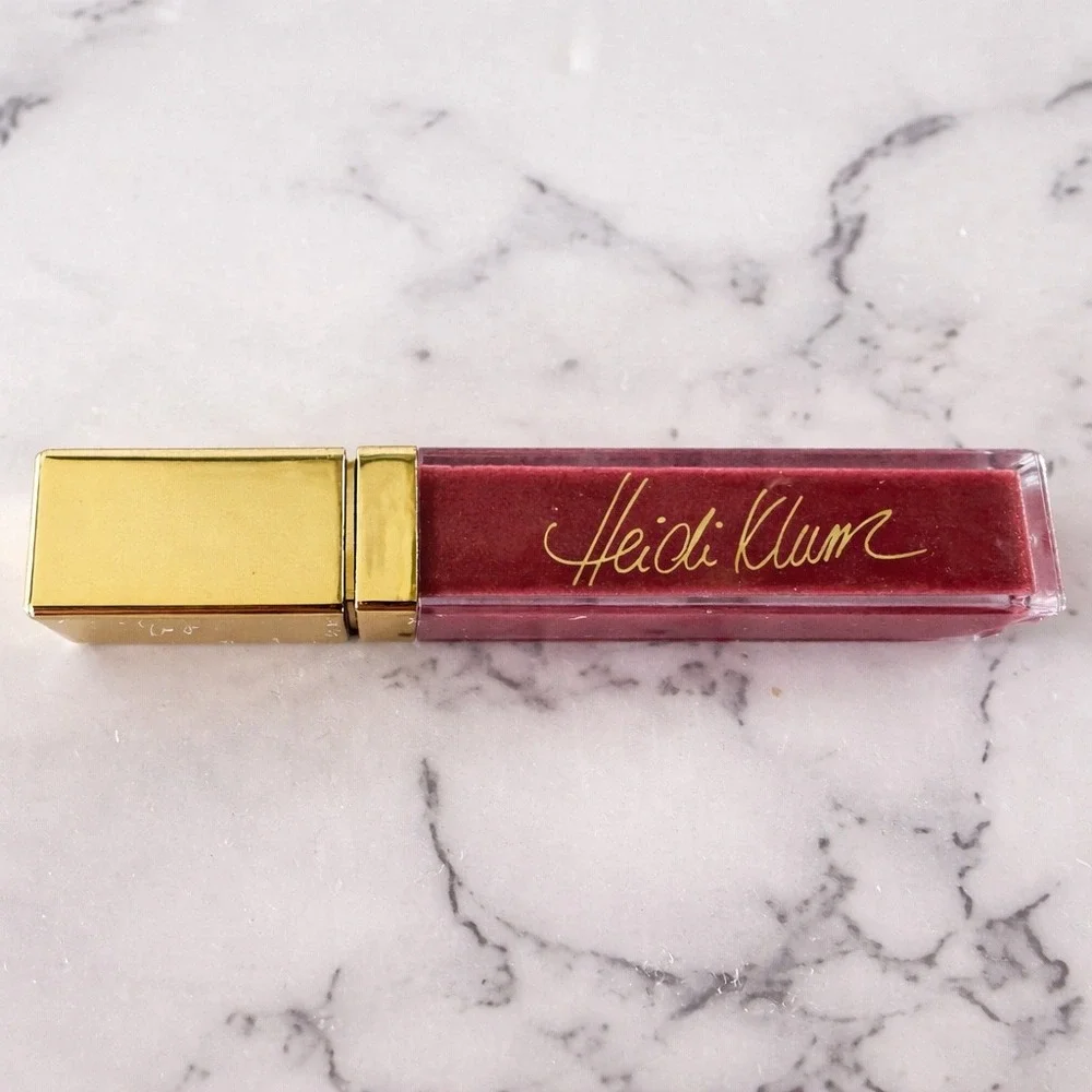 Victorias Secret Heidi Klum Passion Fruit Lip Gloss .27 oz Shimmer Berry Gold